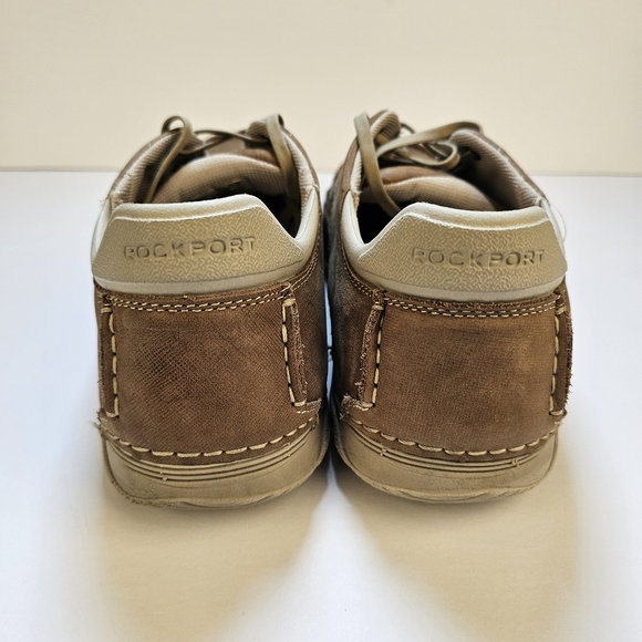Rockport tan leather upper light laced men shoes size 10 US - Picture 4 of 10